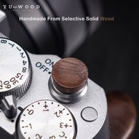 Wooden Wood Shutter Release Button For Fujifilm XM5 XE5 XT30 XT5 X-Pro1 Fuji X100VI Nikon Zf Olympus Canon Leica Q M Series