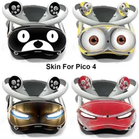 Vinyl Sticker For Pico 4 Skin Full Wrap Set Aesthetic Premium Decal Protective Cover For Pico4 VR Headset Controller Accessories