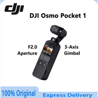 Original DJI Osmo Pocket 1 Compact 3 Axis Gimbal 100Mbps High Bitrate Video Camera with Memory Card for Daily Capture