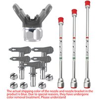 9 Pcs Paint Sprayer Airless Reversible Spray Tip Nozzles and Airless Sprayer Gun Tip Extension Pole Rod and Paint Sprayer Tips
