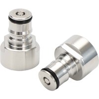 Commercial Keg to Ball Lock Keg Coupler Adapter Female Beer Thread Fit S/D/A/G Keg Coupler Kegging Homebrew