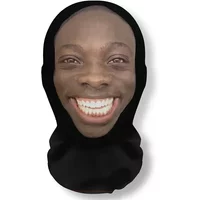 Summer 3D Printed Kanye Mask Stretch Mesh Full Face Mask Men and Women Role Play Headdress Hip Hop Fashion Balaclava Headdress