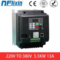 5.5kw 7.5kw 220V to 380V VFD AC Frequency Inverter Single Phase Input 3 Phase Output Drives Frequency Converter image 3