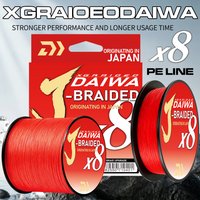 Original XGRAIOEODAIWA-J-Braided Expedition Fishing Line 150/200M X8 Strands PE Super Line Sea Fishing Wire Three Colors Pesca