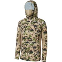 Bassdash Camo Fishing Hoodie for Men Sun Protection with Face Mask UPF 50+ Hunting Shirts Long Sleeve