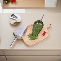1PC New Home Ice Shovel 304 Stainless Steel Thickened Multi-use Spoon Tea Food Flour Popcorn Melon Seed Shovel Candy Scoop