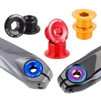 Practical Crank Screw Surface Anodizing Fine Workmanship Bike Crank Cover Anti Rust Bike Crank Cover