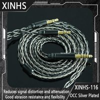XINHS-116 iem cable double 2.5mm double 3.5mm with 4.4mm balanced XLR suitable for Hifiman SUNDARA Ananda HE400SE Denon AH-D600