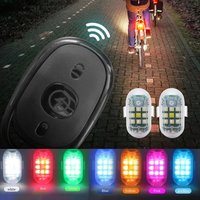2pcs/4pcs Wireless LED Strobe Light Warning Lamp Flash Indicator for Car Auto Motorcycle Bike Drone Scooter