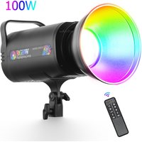 100W RGB LED Video Light Studio Lamp 1700K~12000K CRI 96+ Continuous Lighting With Control for Photography Video Lights
