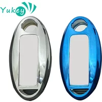 Soft TPU Car Key Case Cover Shell for Nissan Qashqai J10 J11 March Tiida NV200 Leaf Kicks Cube X-Trail T32 T31 Navara Terra