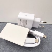 Samsung 45w Charger EU Super Fast Charge Adapter EP-T4511 For Galaxy S26 S25 S24 S23 Plus Ultra A55 M55 Flip Fold 7 8 & 5A Cable