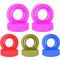 1.0" Wheel Tires Silicone Rubber Insert Foam 55mm for 1/24 1/18 RC Car Crawler TRX4M SCX24 Fcx24 Ax24 Upgrade Part