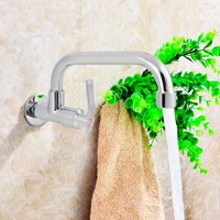 G1/2in Wall Mounted Single Cold Water Tap Sink Water Faucet for Home Kitchen Use Water Faucet