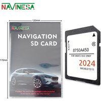 for Mitsubishi Outlander Pajero L200 Car Update EU Maps Version 2024 MMCS Navigation SD GPS Card 8750A450 with Anti Fog Sticker