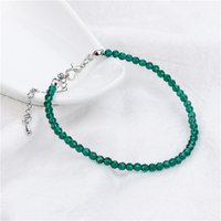 Natural 3mm Stone Beads Bracelet Small Faceted Rubys Emeralds Quartz Beaded Yoga Bracelets Adjustable Women Men Lucky Jewelry