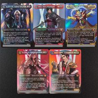 FIN TMT MOM SLD TCG Proxy Magical Card Traveling Chocobo Kefka, Court Mage Clive, Ifrit's Dominant Sephiroth, Fabled SOLDIER