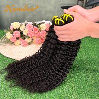 Deep Curly Human Hair Bundles 100% Unprocessed Vietnamese Virgin Hair Bundles Wet and Wavy Quick Weave Extensions Natural Color