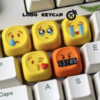 LOBO KEYCAP Funny Abstract Interesting Resin Replaceable Esc Wacky Keycap Custom For Mechanical Keyboard Diy Gaming Decoration