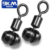 Fishing Swivels 25~100Pcs 3-Way Swivels Fishing Rig Line Connector Rotation Cross Line Swivels Saltwater Fishing Rolling Swivel