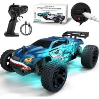 RC Cars Remote Control Car for Kids, 1:18 Scale 20 KM/H 2WD Offroad Buggy, 2.4GHz RC Racing Car with USB-C Easy Charging
