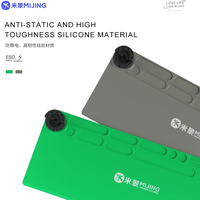 Mijing FM-11/FM-12 Silicone Repair Pad insulation Heat-Resistant Soldering Station Silicon Soldering Pad Work Pad Desk Platform