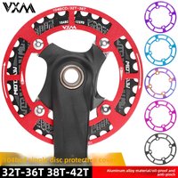 AliExpress VXM Mountain bike chainwheel guard plate 104bcd positive and negative chainwheel single speed 32T-42T single chainwheel guard cover