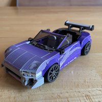 Furious Movies Model MOC Building Bricks Top Tier Sports Car Modular Technology Gifts Holiday Assemble Children Toys Suit