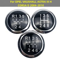 5/6 Speed Gear Shift Knob Lever Shifter Head Cap Cover For OPEL VAUXHALL ASTRA III H CORSA D 2004-2010 Car Styling Accessories