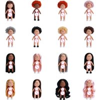Newest 14cm Mini Potato Doll 5 Movable Joints DIY Vinyl Cute Dolls Toys Body Head Toy Fast Shipping Item Children' DIY Gifts