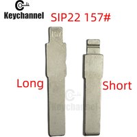 keychannel 5/10pcs SIP22 Key Blank Universal Car Key Blade 157# KD Key Blank Spare Remote Key for KD KEYDIY Xhorse VVDI FOR Fiat