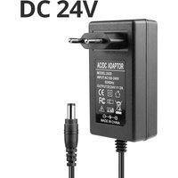 Black Power Adapter AC 85V-265V To 24V DC Power Supply 2A 48W 3A 72W Transformer for LED Light Neon Cob Strip