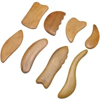 Fragrant Wood Body Massage Tool Foot Reflexology AcupunctureThai Massager Roller Therapy Meridians Scrap Lymphatic Health Care