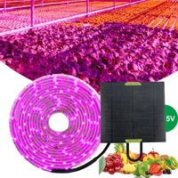 20W 2835 LED Solar Panel LED Grow Light Full Spectrum 5V Grow Light Strip Phyto Lamps For Plants Greenhouse Hydroponic Growing