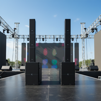 LV502 Line Array Speaker Mini Powered With Built-in Active Line Array Speaker DSP Powered for Party/Karaoke/Home Theatre