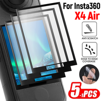 5-1pcs 3D Curved Flexible Films for Insta360 X4 Air HD Clear Anti-scratch Camera Screen Protectors for Insta360 X4 Air Not Glass