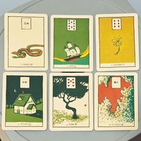 Green Glyphs Lenormand Oracle Deck 9*6.5cm