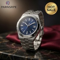 Nouvelle montre-bracelet de luxe pour homme PARNSRPE modèle 2026, mouvement mécanique C NH35, acier inoxydable, verre saphir, fonction étanche