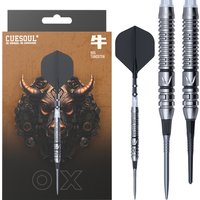 CUESOUL Chinese Zodiac ‘OX’ 20g OTO Small Thread Tip 90% Tungsten Dart Set with Integrated ROST T19 Flight