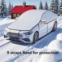 Pokrowiec na SUV-a/ciężarówkę na każdą porę roku – Wytrzymały materiał Oxford, odporny na śnieg, grad, deszcz i kurz, wiatroodporny, do przechowywania na zewnątrz.