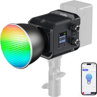 SmallRig RC 100C RGBWW LED Video Light w App Control 100W Mini COB Continuous Output Lighting Handheld Spotlight for Photography