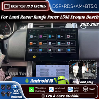 13.3"Android 15 Car Radio For Land Rover Range Rover L538 Evoque Bosch 2012-2018 Automotive Multimedia Carplay GPS BT 4G Stereo