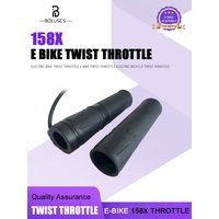AliExpress BOLUSE WUXING 158X Twist Throttle Electric Bike Full Twist Throttle Right Handle Throttle 24V36V48V60V72V SM/Waterproof plug Connector