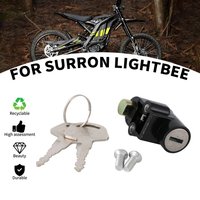 AliExpress NONE For Surron Light bee X S Off-road Motorcycle Handlebar Helmet Lock Anti-theft Key Electric Dirt Bike Motocross Accessories