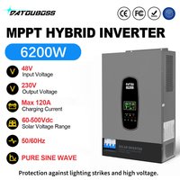 DATOUBOSS 6200W Hybrid Inverter PV8500W Solar Storage 120A Charger MPPT and Lightning Protection For Off-Grid Home PV System