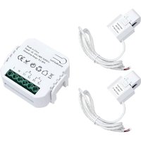 Hot Trend-Tuya Smart Life Zigbee Energy Meter Bidirectional 2 Channel With Clamp CT App Monitor Solar Power,80A,110V 240VAC Easy