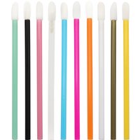 Brosse à lèvres creuse jetable, rouge à lèvres doux, baguettes de Mascara, applicateurs, nettoyant pour cils, outils cosmétiques d'extension de cils, 50 pièces