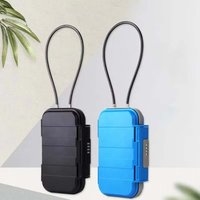 AliExpress NONE Portable Storage Box Creative Beach Safe Box 4-digit Combination Lock With Steel Wire Outdoor Camp Sports Cycling Swim Security