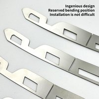 *2Pcs Broken Reinforced Stainless Steel Metal Bracket For Golf 6 2009-2014Grand Touring Injektion R20 Front Bumper Repair Buckle