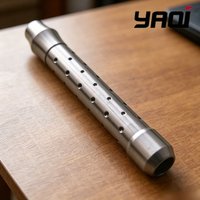 2026 YAQI 80mm Length Stainless Steel Safety Razor Handle Lightweight 59g High Quality Men's Grooming Shaving Tool